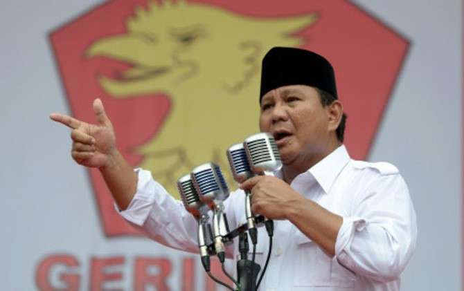 Ketua Dewan Pembina Partai Gerindra, yang kini menjabat Menteri Pertahanan (Menhan) Kabinet Indonesia Maju, Prabowo Subianto. (Foto: Dok. Partai Gerindra)