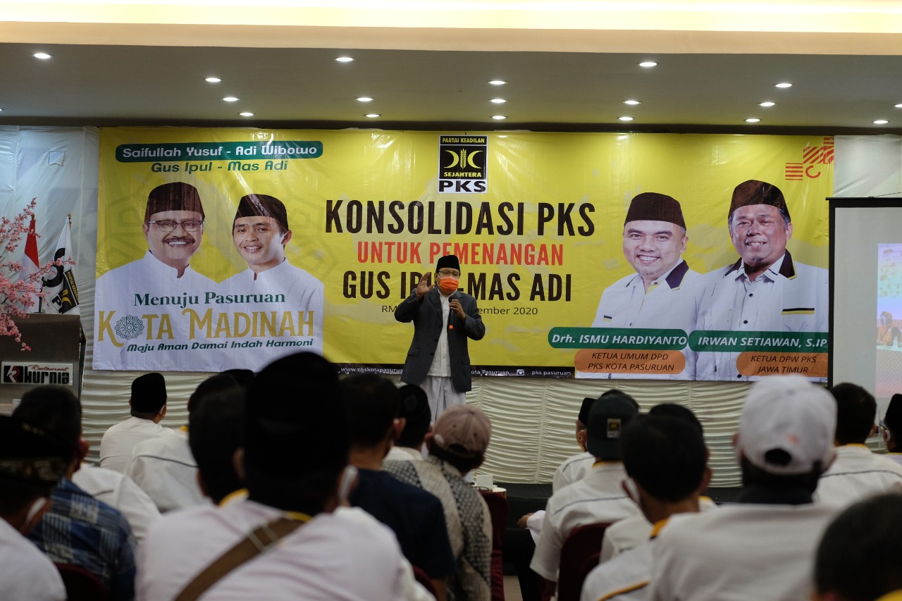Konsolidasi pemenangan PKS untuk Gus Ipul-Mas Adi. (Foto: Ist/Ngopibareng.id)