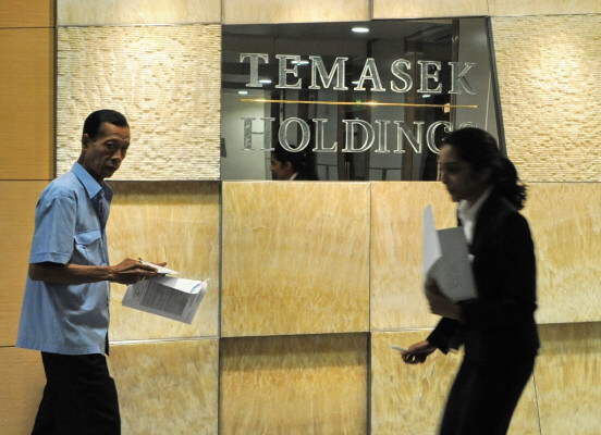 Kantor Temasek Holding. BUMN-nya Singapura.