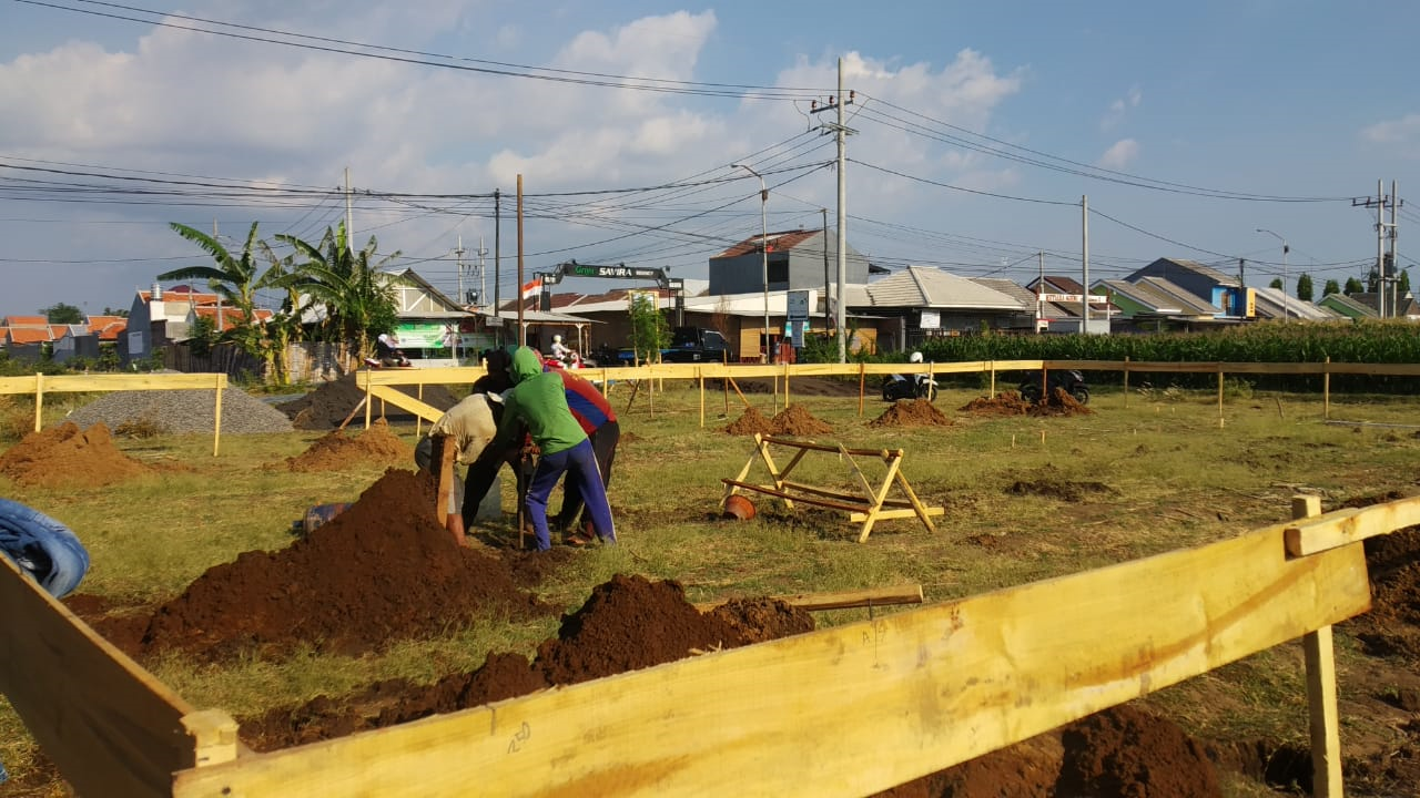 Bakal lokasi Mapolsek Kanigaran, Kota Probolinggo mulai dipersiapkan. (Foto: Ikhsan Mahmudi/Ngopibareng.id)