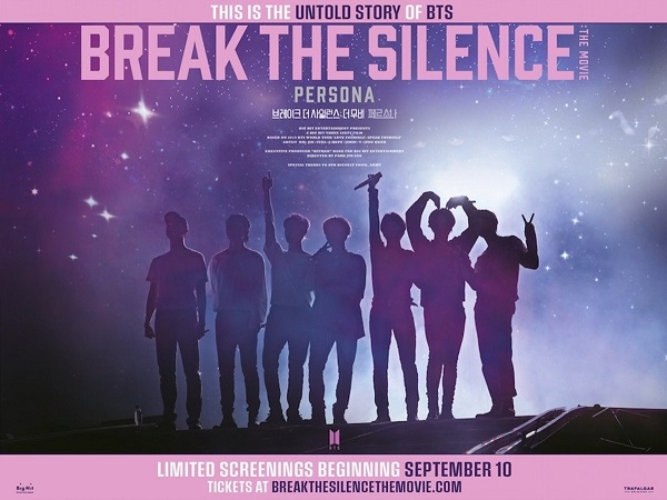 Poster film baru BTS, Break the Silence: The Movie. (Foto: www.BTSincinemas.com)