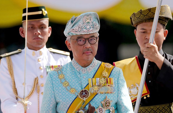 Raja Malaysia atau Yang di-Pertuan Agong Sultan Abdullah Ri'ayatuddin Al-Mustafa Billah Shah. (Foto: The Strait Times)