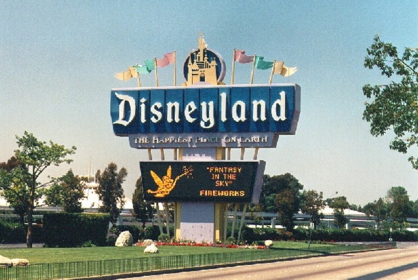 Disneyland California. (Foto: Dailymail.co.uk)