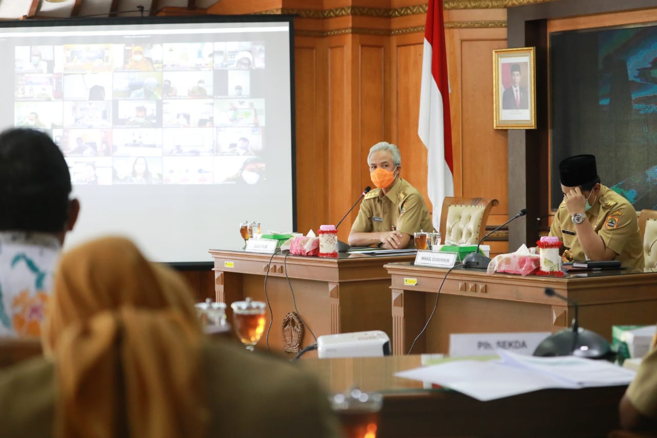 Gubernur Jawa Tengah Ganjar Pranowo sarankan buruh Jateng tak ikut aksi mogok nasional. (Istimewa)