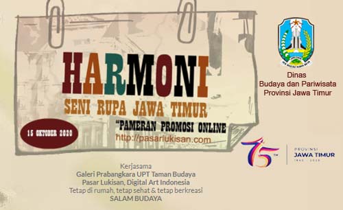 Harmoni Pameran Seni Rupa Jawa Timur, diikuti 83 pelukis. (Foto:TBJ)