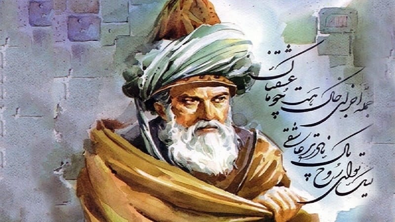 Jalaluddin Rumi, dalam lukisan Persia. (Foto: Istimewa)