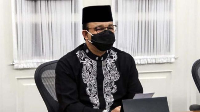 Anies Baswedan tak bisa menyampaikan keberatan buruh atas UU Cipta Kerja ke Jokowi dalam pertemuan presiden dengan para presiden akhir pekan kemarin. (Courtesy of Pemprov DKI Jakarta).