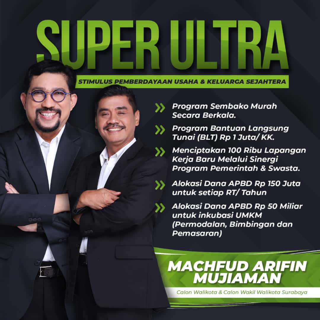 Program Super Ultra atasi masalah kesejahteraan warga Surabaya. (Foto: Dok. MAJU)
