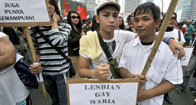 Ilustrasi aksi LGBT. (Foto: GettyImages)