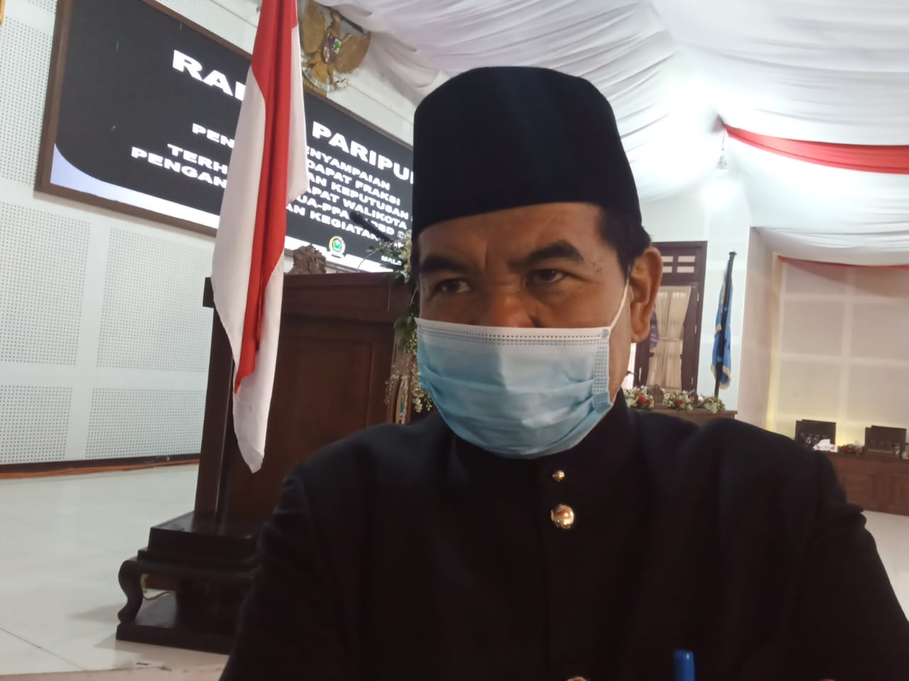 Sekretaris Daerah (Sekda) Kota Malang, Wasto saat ditemui di Gedung DPRD Kota Malang. (Foto: Lalu Theo/ngopibareng.id)