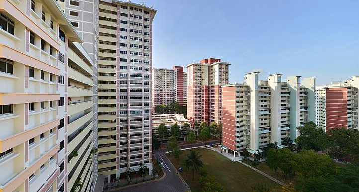 Ilustrasi rusunawa atau flat di Singapura. (Foto: Istimewa)