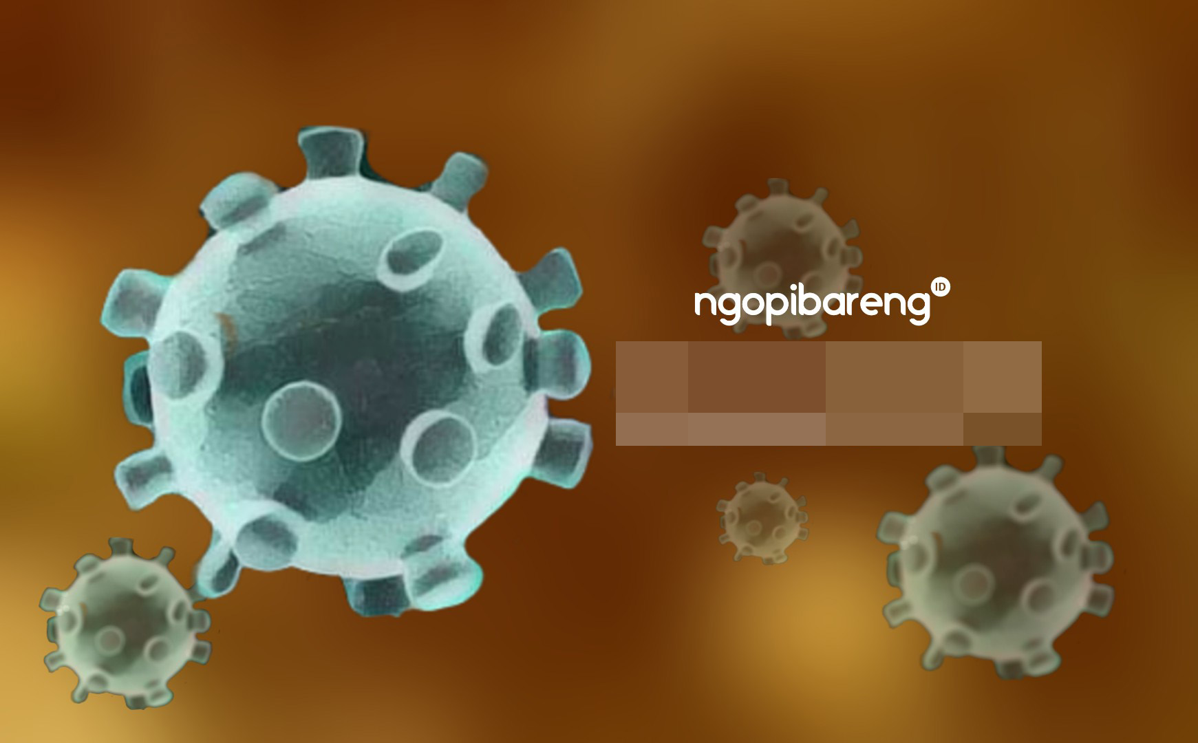 Ilustrasi sebaran norovirus di tengah pandemi Covid-19. (Grafis: Fa Vidhi/Ngopibareng.id)