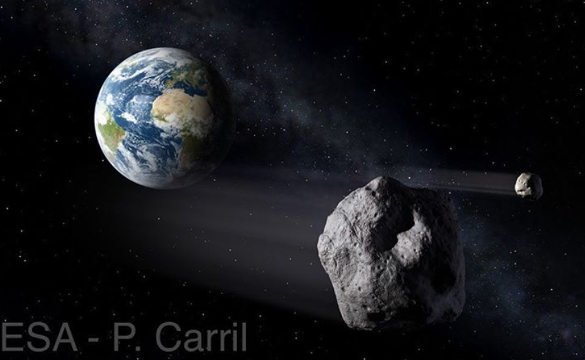 Ilustrasi asteroid. (Instagram)