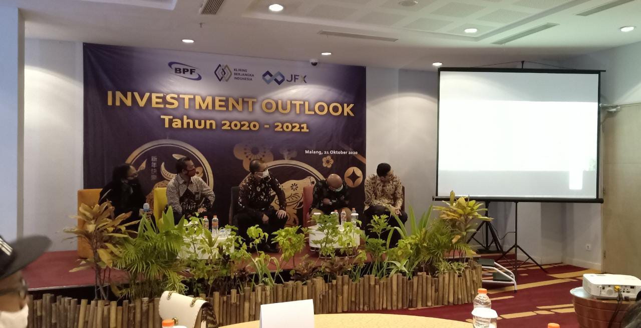 Acara Investment Outlook di Hotel Ibis Style, Kota Malang, yang dihadiri oleh perusahaan yang bergerak pada bidang investasi berjangka. (Foto: Lalu Theo/Ngopibareng.id)