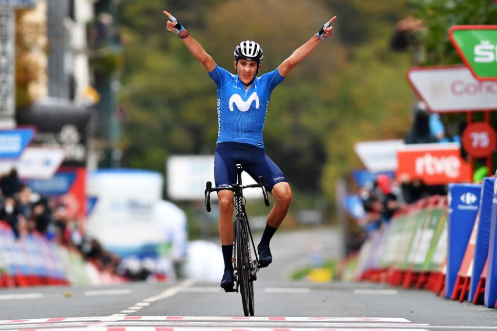 Marc Soler (Movistar) memenangkan etape 2 Vuelta a Espana. (Foto: Istimewa)