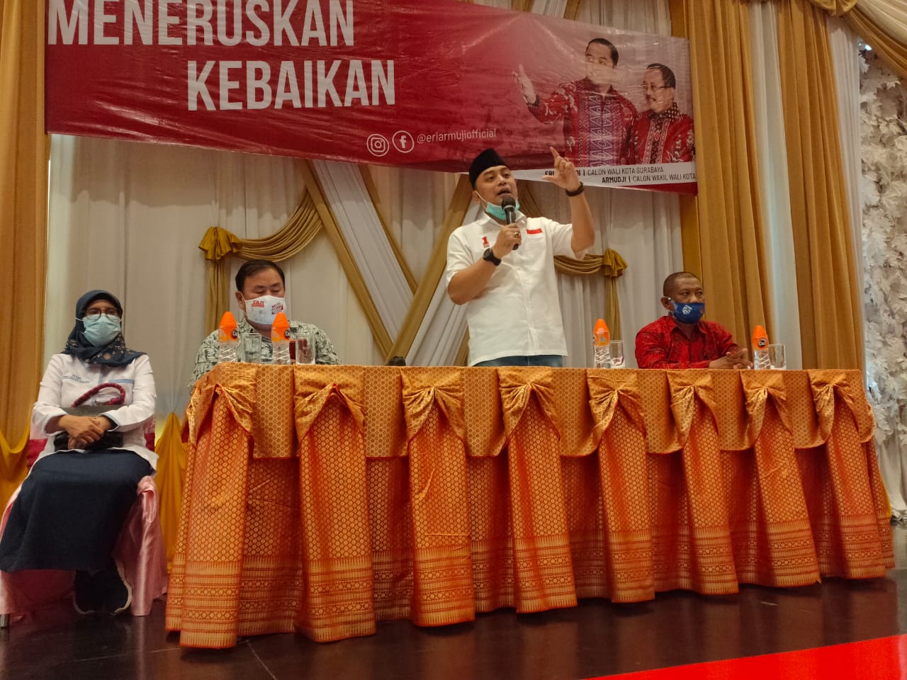 Eri Cahyadi dalam acara bersama MKKS Surabaya. (Foto: PDI Perjuangan)