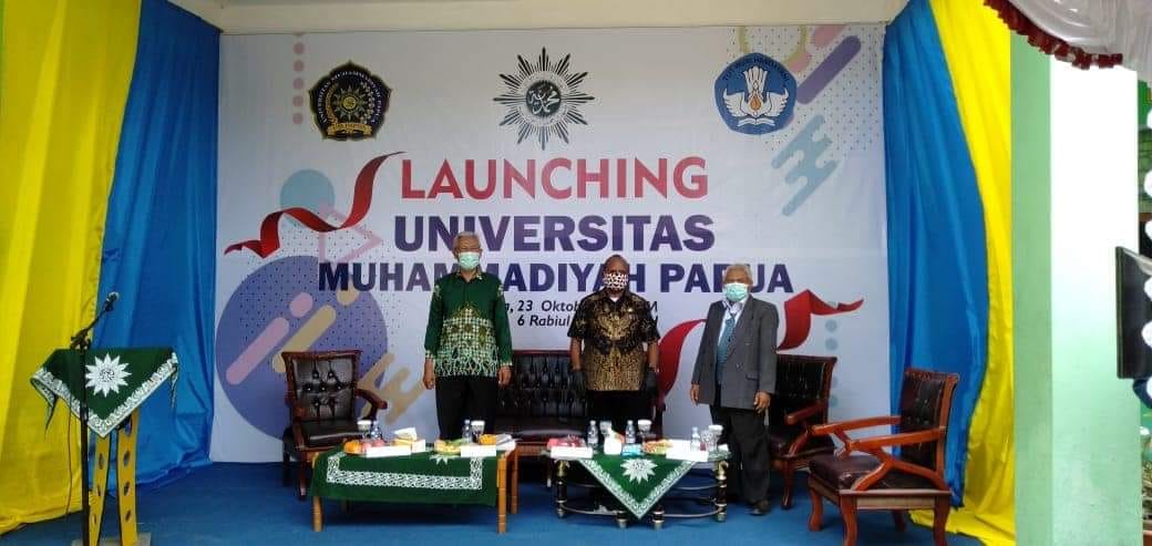 Ketua Umum PP Muhammadiyah Haedar Nashir saat launching Universitas Muhammadiyah Papua. (Foto: md)