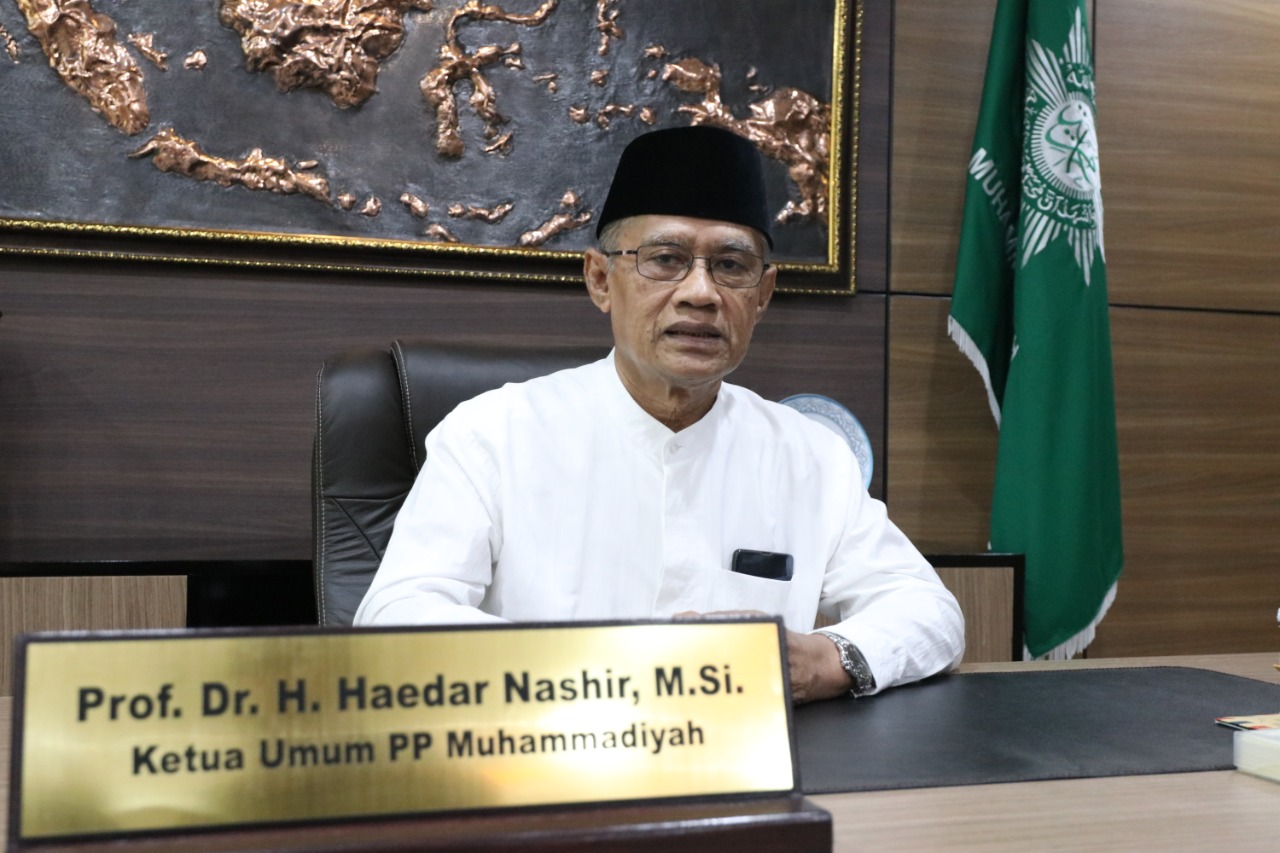 Ketua Umum PP Muhammdiyah Haedar Nashir. (Foto: md) 