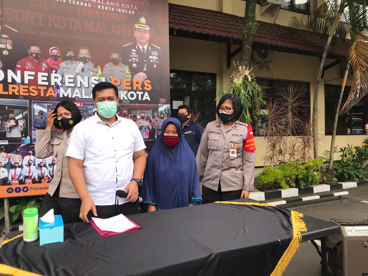 Rilis kasus dugaan penganiayaan di Mapolresta Malang Kota (Foto: Lalu Theo/ngopibareng.id)
