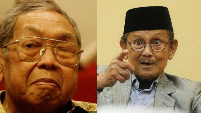 Gus Dur dan BJ Habibie, Presiden RI pengganti Soeharto. (Foto: Istimewa)