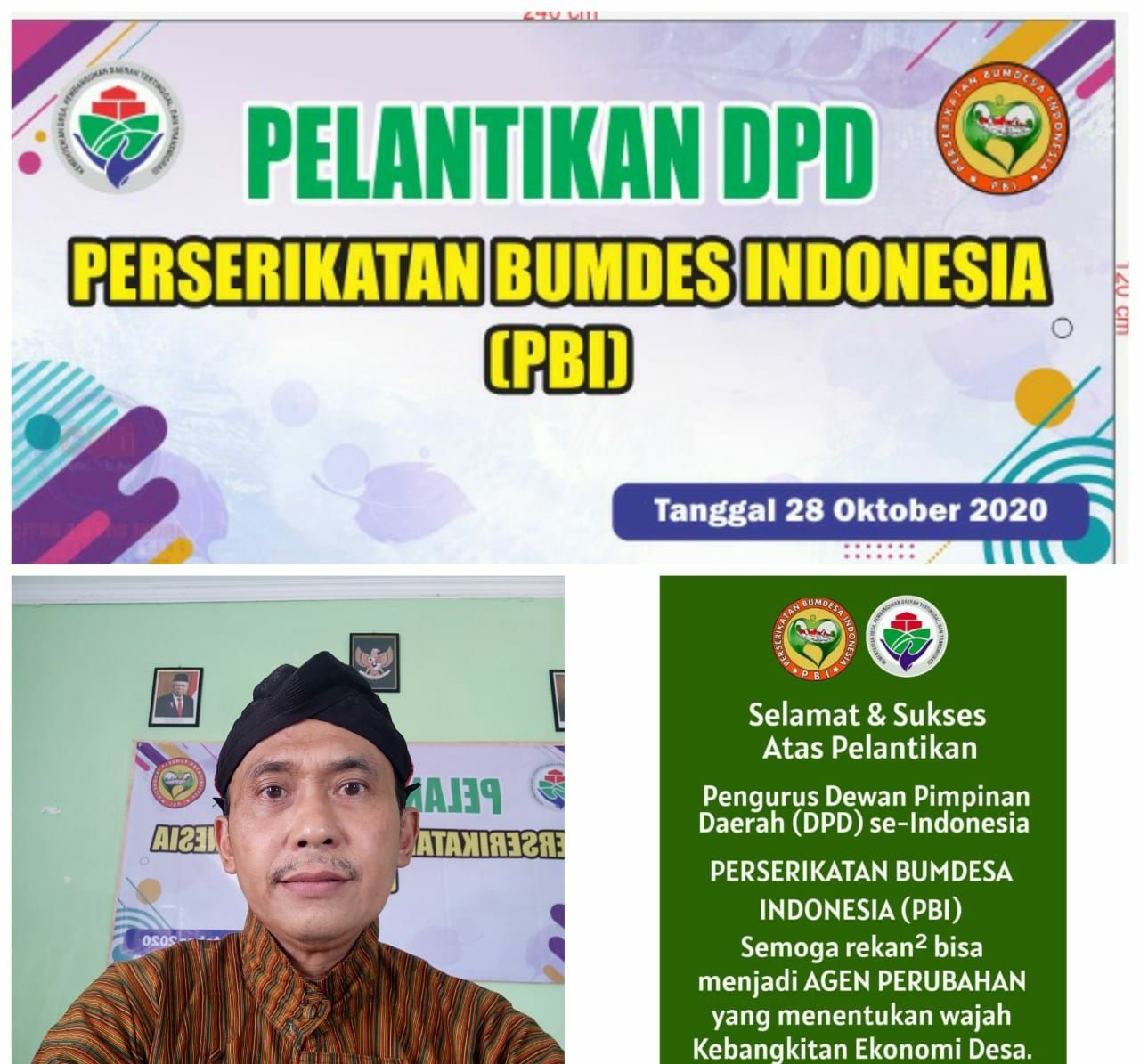 Bumdesa Indonesia lantik dewan pimpinan daerah di 32 provinsi. (Istimewa)