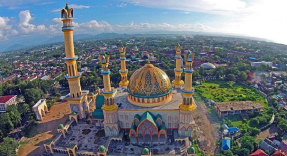 Masjid Hubbul Wathan Islamic Center Provinisi Nusa Tenggara Barat (NTB) di Kota Mataram. (Foto: Istimewa)