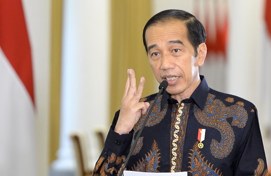 Presiden pada rapat kabinet paripurna di Istana Negara akui pertumbuhan ekonomi nadional minus 5,35 persen. (Foto: Setpres).