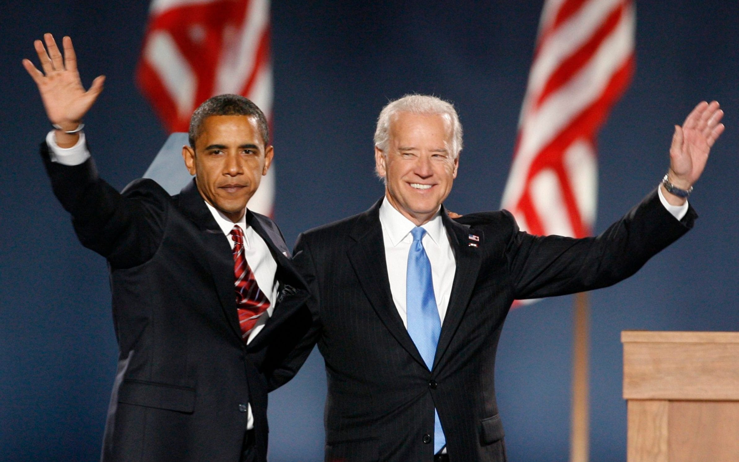 Calon presiden Partai Demokrat, Joe Biden bersama mantan presiden Barack Obama. (Foto: telegraph)