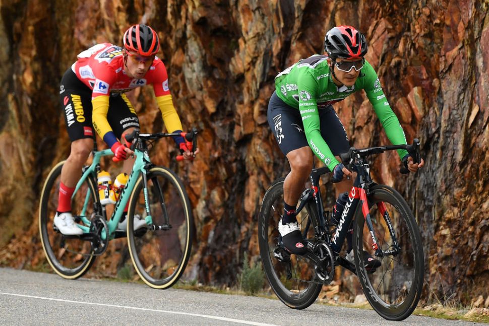 Primoz Roglic (Jumbo Visma)  dan RIchard Carapaz (Ineos Grenadiers) siapakah juara Vuelta a Espana  2020. (Foto: Istimewa)