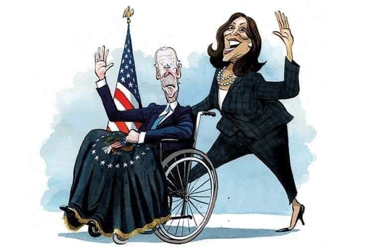 Gambar satire pun bermunculan menyusul kemenangan Joe Biden. (Foto: aku fb dini setyowati)