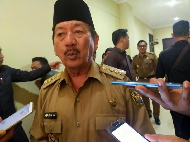Walikota Bandar Lampung Herman HN dalam sebuah kesempatan. (Foto: Saibumi.com)