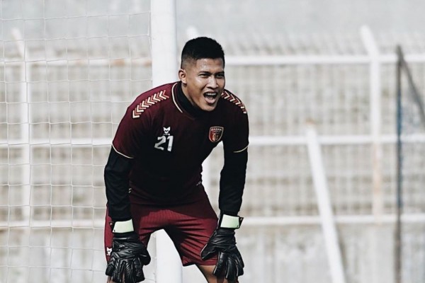 Kiper Daryono berstatus dipinjamkan Persija Jakarta ke tim Badak Lampung FC 2019 lalu. (Foto: Dok. Badak Lampung FC)