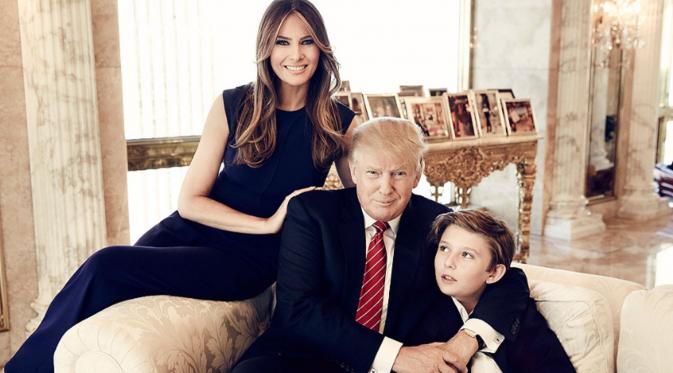 Keluarga Presiden Amerika Serikat, Donald Trump. (Foto: Istimewa)