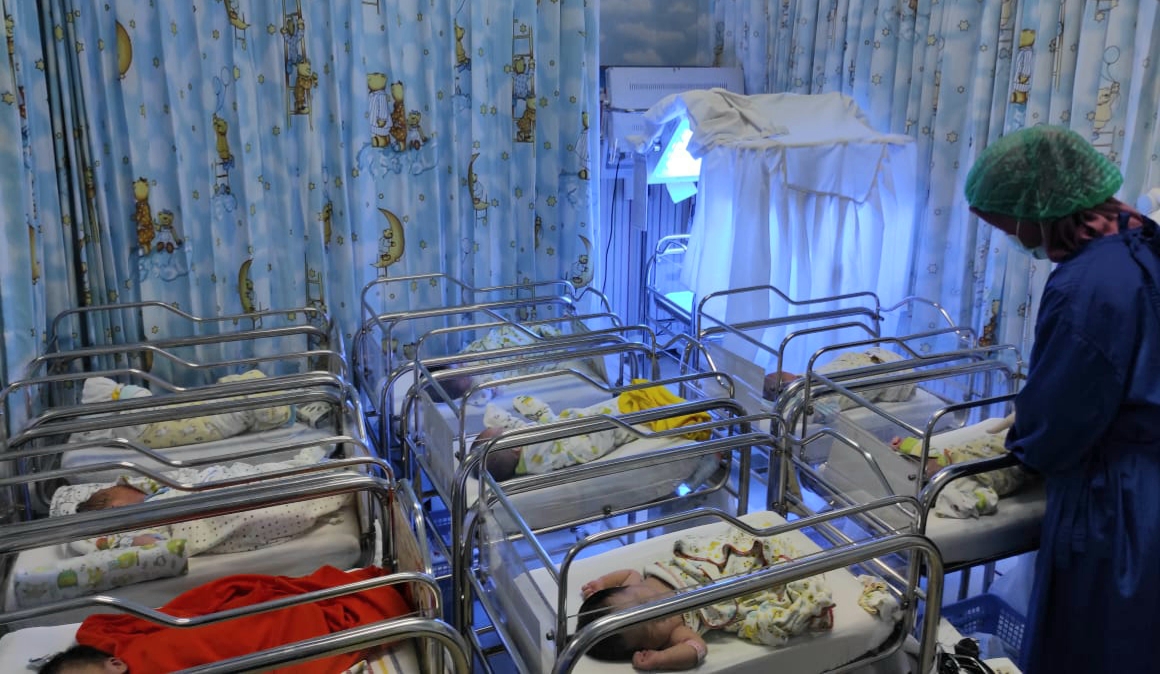 Bayi-bayi yang lahir di RSIA Kendangsari Merr Surabaya tanggal 11.11.  (Foto: Istimewa)