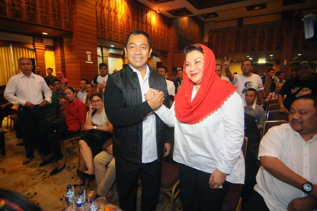 Calon Walikota Semarang Hendrar Prihadi dan wakilnya, Hevearita Gunaryanti. (Foto: Dok. PDIP)