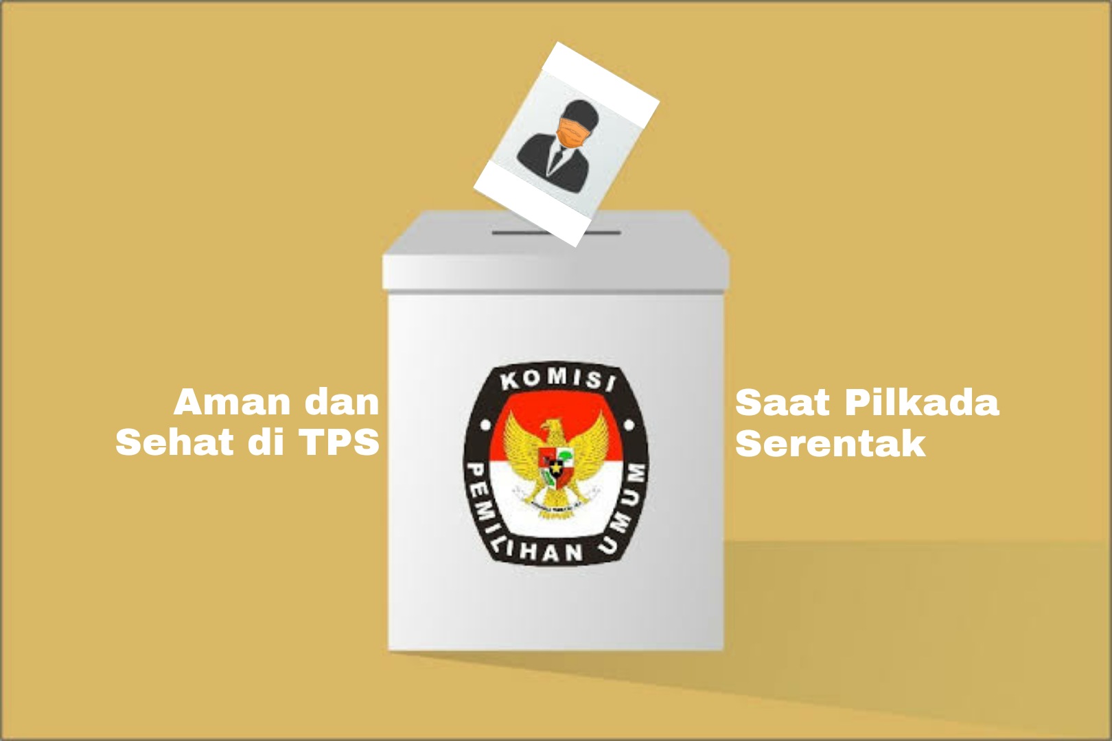 Ilustrasi tips aman dan sehat di tempat pemungutan suara (TPS) saat Pilkada serentak, pada 9 Desember 2020. (Grafis: Fa Vidhi/Ngopibareng.id)