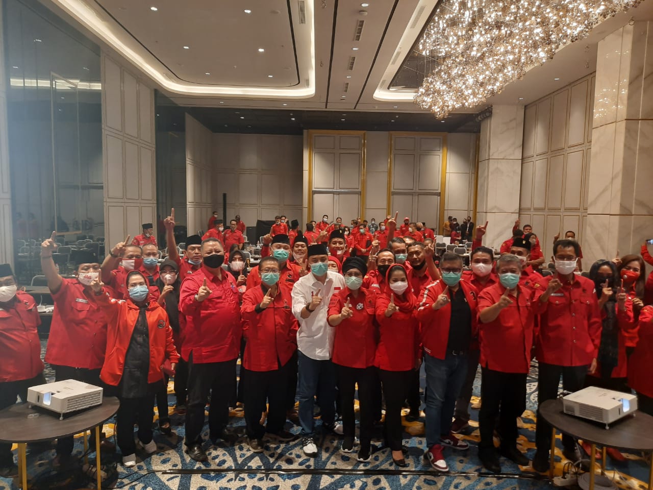 Konsolidasi internal DPC PDI Perjuangan Kota Surabaya dalam memenangkan Pilwali Surabaya 2020. (Foto: Alief Sambogo/Ngopibareng.id)