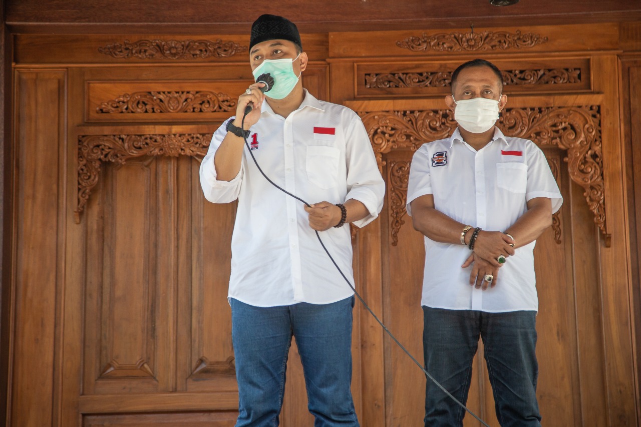 Calon Walikota dan Wakil Walikota Surabaya, Eri Cahyadi-Armuji dinilai memiliki positioning bagus di mata warga Surabaya. (Foto: PDI Perjuangan)
