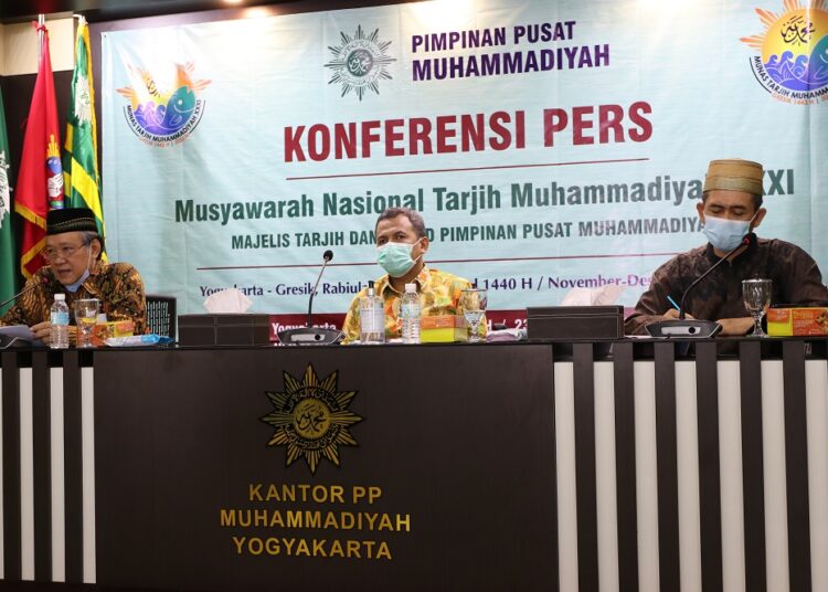 Konferensi pers Majelis Tarjih dan Tabligh PP Muhammadiyah di Jogjakarta. (Foto: Istimewa) 