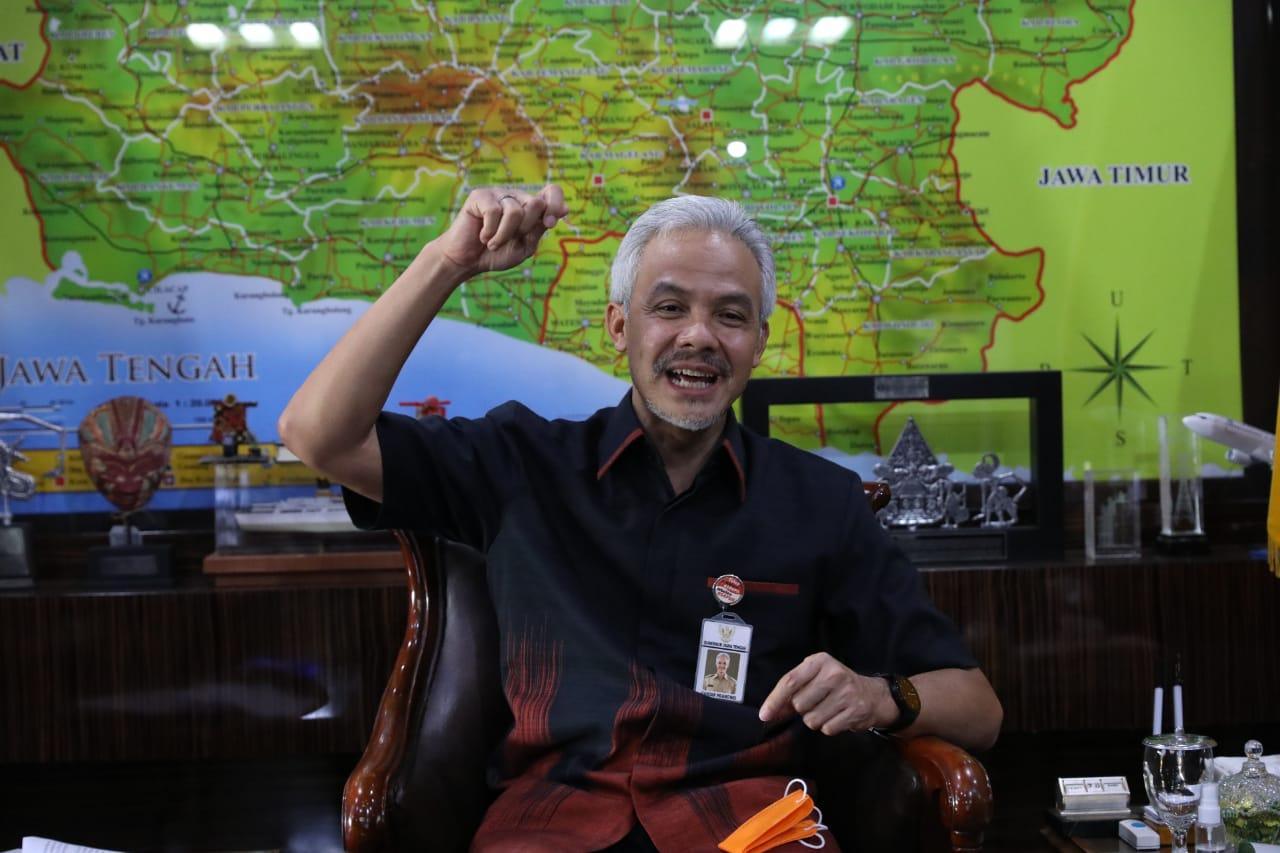 Gubernur Jawa Tengah Ganjar Pranowo dalam sebuah kesempatan. (Foto: Istimewa)