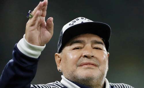 Diego Maradona Maradona meninggal dunia hari ini di  Buenos Aires, (Foto:Reuters)