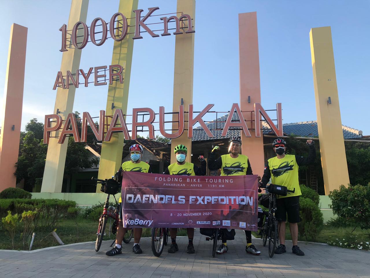 Folding Bike Touring Daendels  Expedition start dari Panarukan 8 November. (Foto: Istimewa)