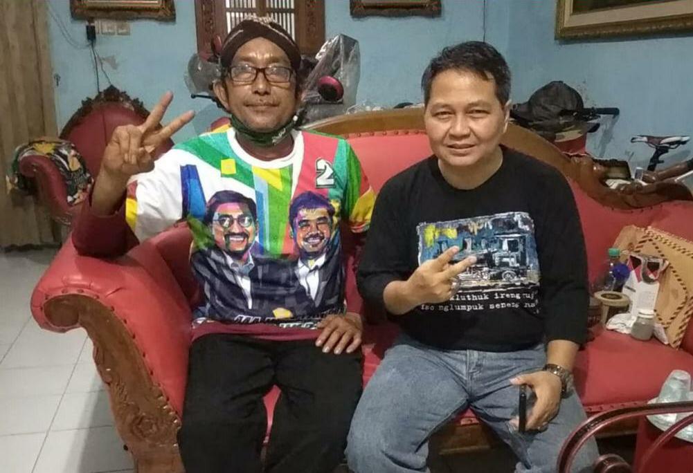 Anugerah Ariyadi (kanan) membelot dukungan ke MA-Mujiaman. (Foto: Istimewa)