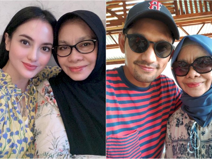 Ibunda artis Ririn Ekawati, Hj Samsidar Zaid Moga bersama kekasih Ririn Ekawati, Ibnu Jamil. (Foto: Instagram)