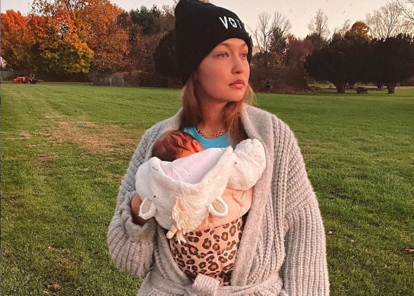Gigi Hadid mengumumkan kembali bekerja, setelah melahirkan pada September lalu. (Instagram)