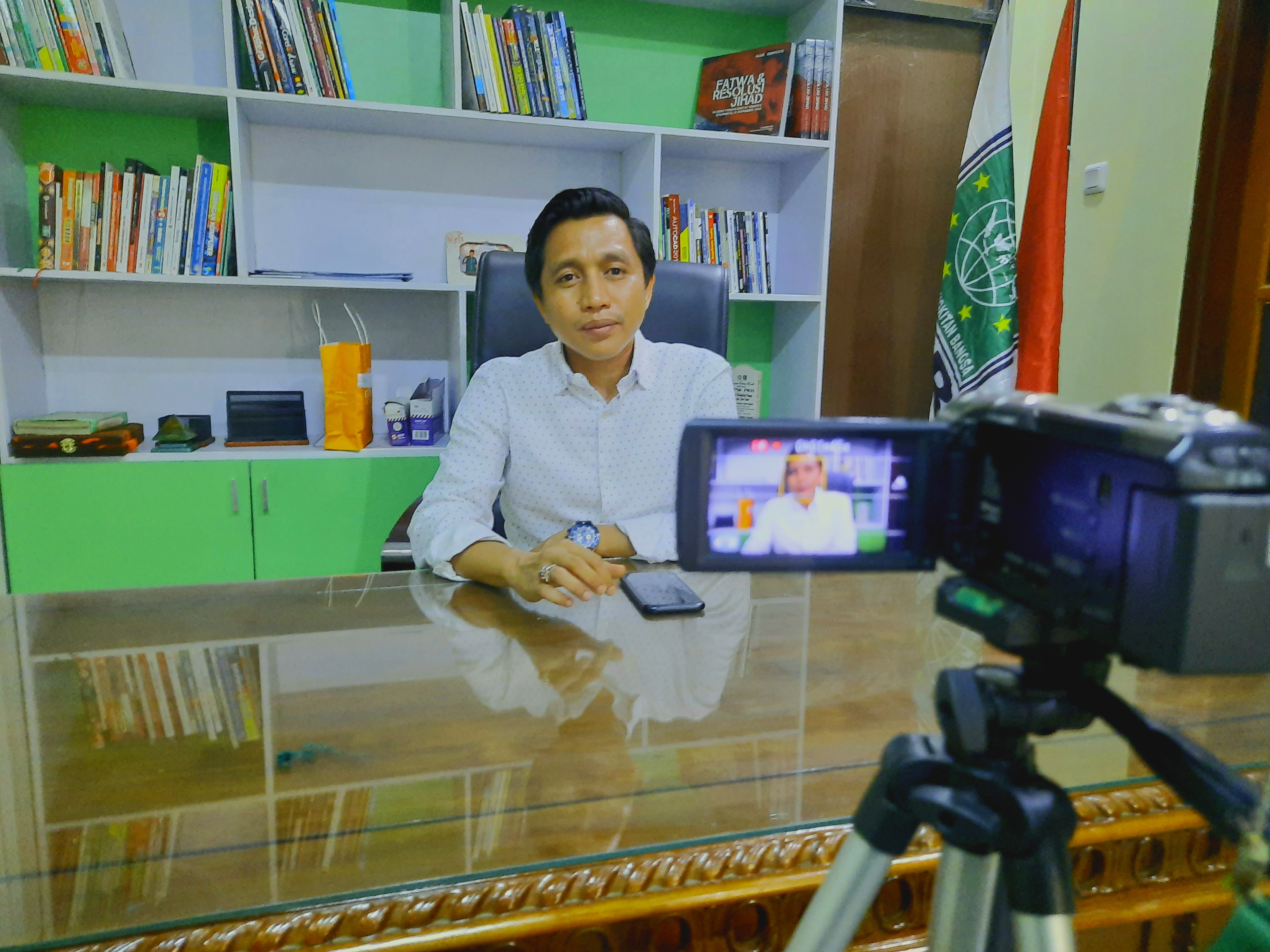 Wakil ketua Fraksi PKB DPRD Kota Surabaya yang juga Direktur Kampanye MA-Mujiaman, Mahfudz. (Foto: Alief Sambogo/Ngopibareng.id)