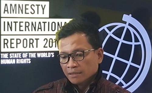 Usman Hamid, Direktur Eksekutif Amnesty International Indonesia minta polisi transparan. (Foto:Istimewa)