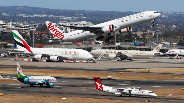Penerbangan internasional di Melbourne, Australia. (Foto: travellers)