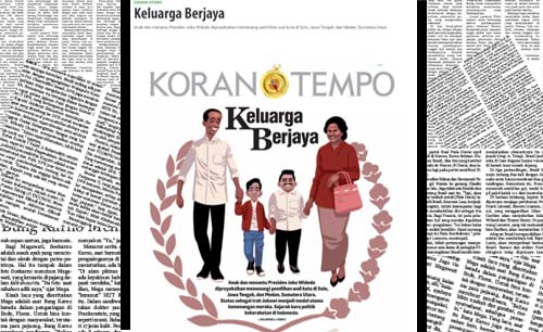 Trah Jokowi: karikatur menggelitik (Koran Tempo)