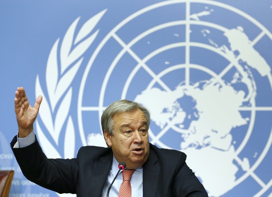 Sekretaris Jenderal Perserikatan Bangsa-Bangsa (Sekjen PBB) Antonio Gueterres. (Foto: the conversation)